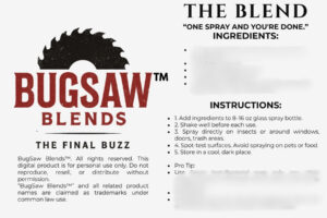 The Killer Recipe Card is your answer to how to get rid of flies and roaches—fast. This isn’t some watered-down DIY fluff. It’s the best roach killer and a powerful natural insect repellent wrapped in one brutal little blend.